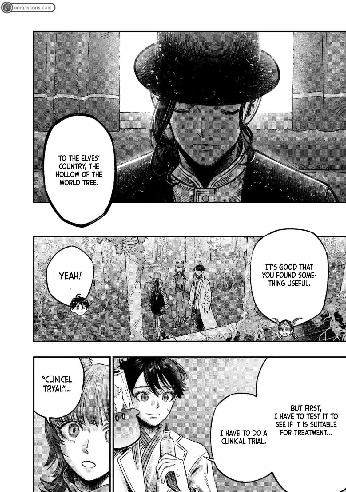 Koudou ni Hattatsu Shita Igaku wa Mahou to Kubetsu ga Tsukanai Chapter 14 page 43