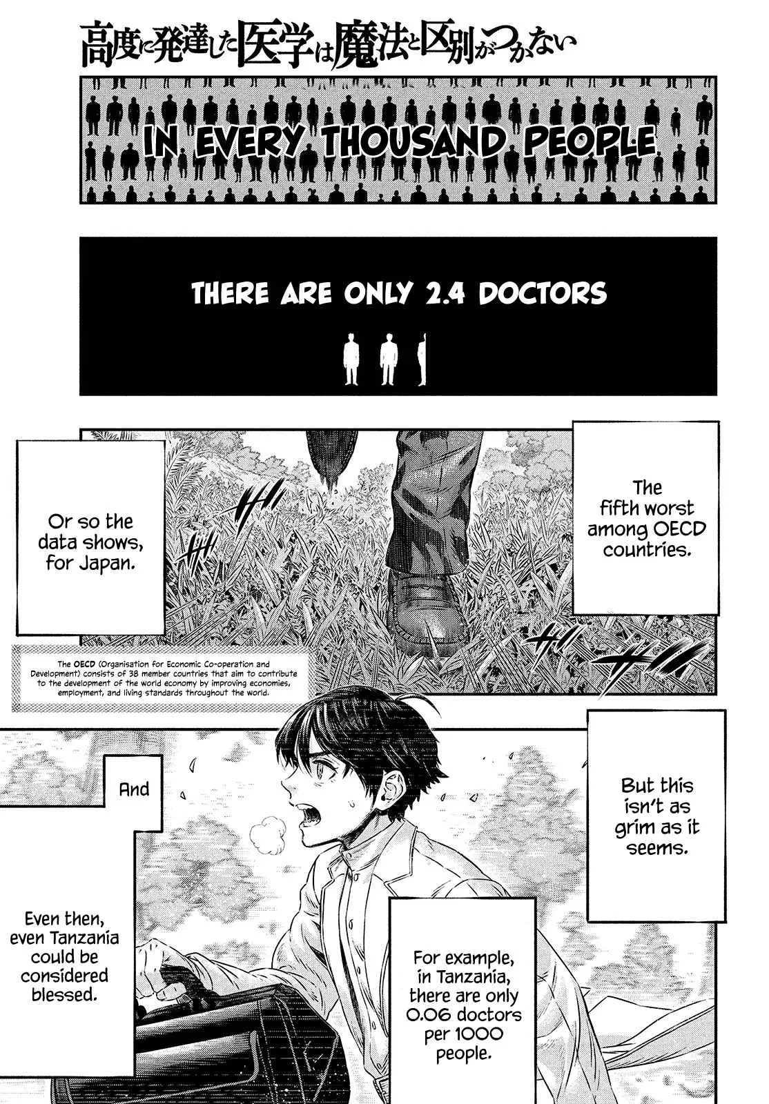 Koudou ni Hattatsu Shita Igaku wa Mahou to Kubetsu ga Tsukanai Chapter 1 page 4