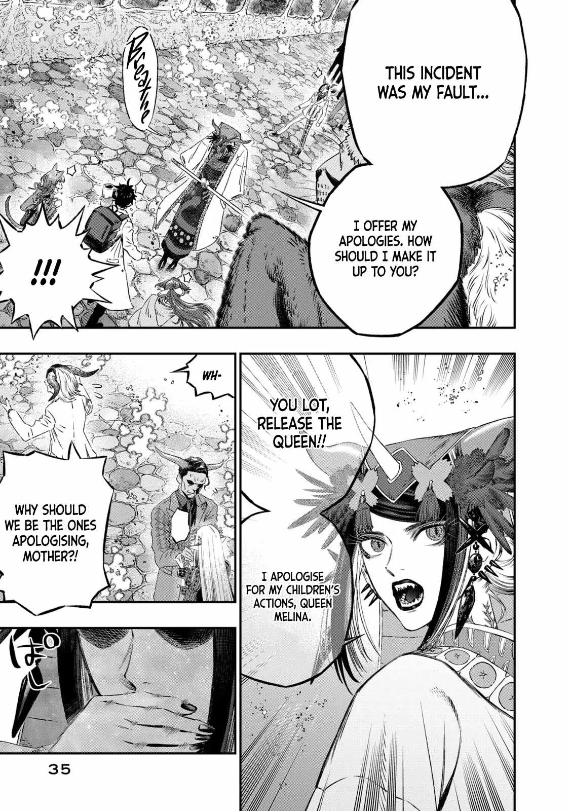 Koudou ni Hattatsu Shita Igaku wa Mahou to Kubetsu ga Tsukanai Chapter 6 page 32