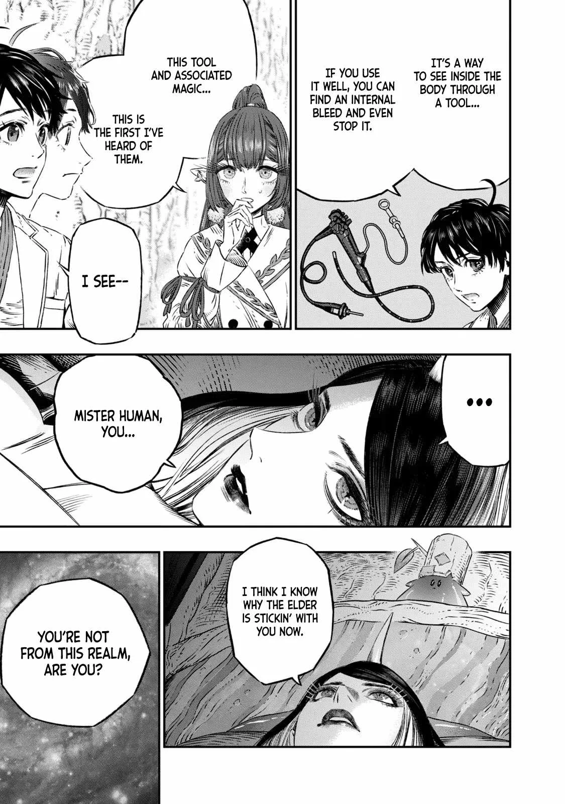 Koudou ni Hattatsu Shita Igaku wa Mahou to Kubetsu ga Tsukanai Chapter 6 page 44