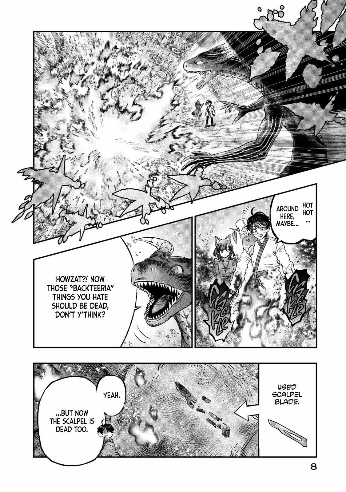 Koudou ni Hattatsu Shita Igaku wa Mahou to Kubetsu ga Tsukanai Chapter 10 page 6