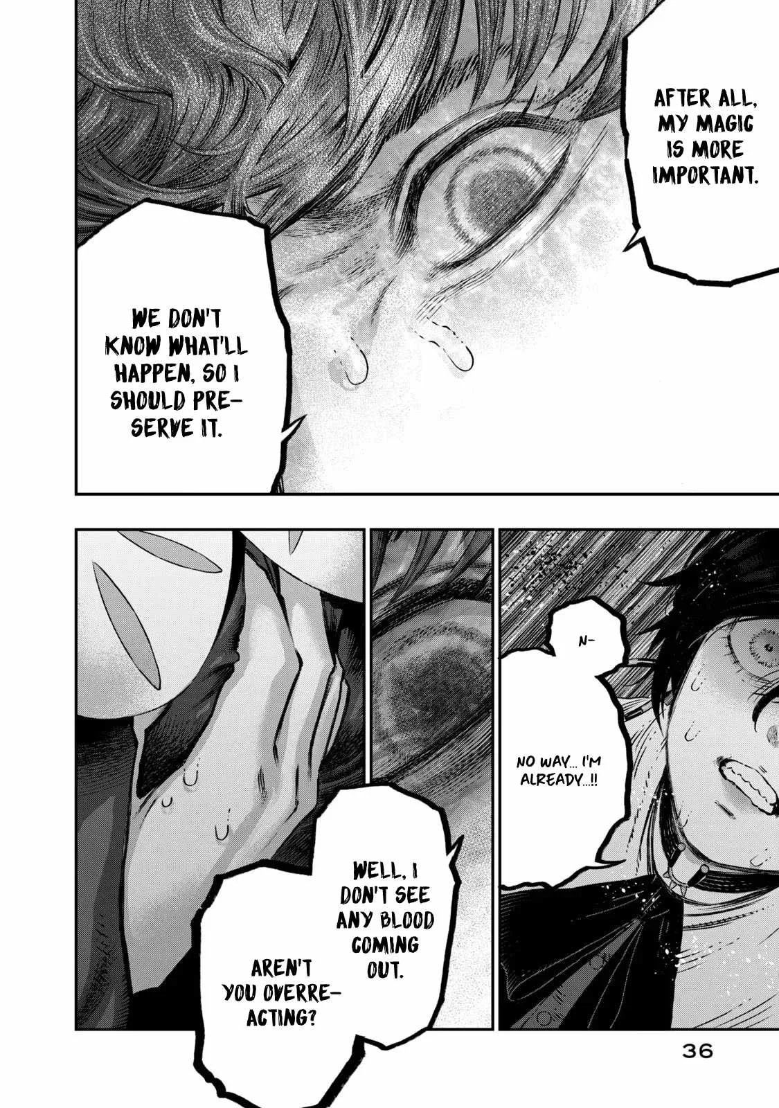 Koudou ni Hattatsu Shita Igaku wa Mahou to Kubetsu ga Tsukanai Chapter 10 page 34