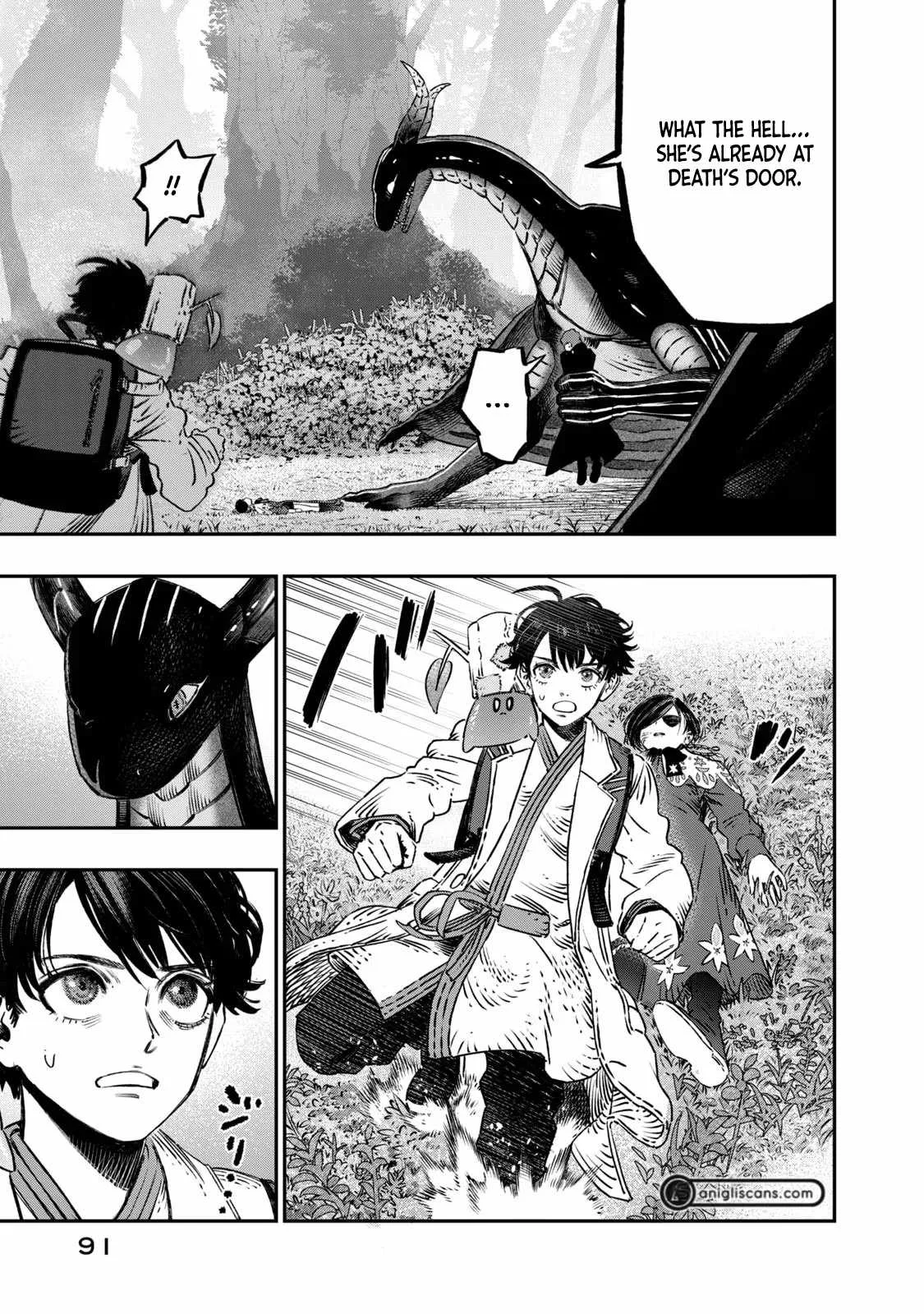 Koudou ni Hattatsu Shita Igaku wa Mahou to Kubetsu ga Tsukanai Chapter 11 page 42