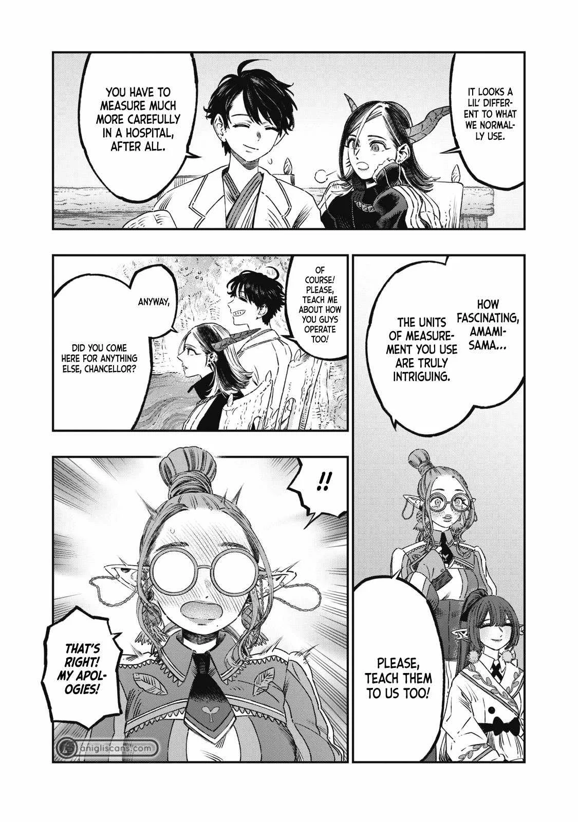 Koudou ni Hattatsu Shita Igaku wa Mahou to Kubetsu ga Tsukanai Chapter 22 page 3