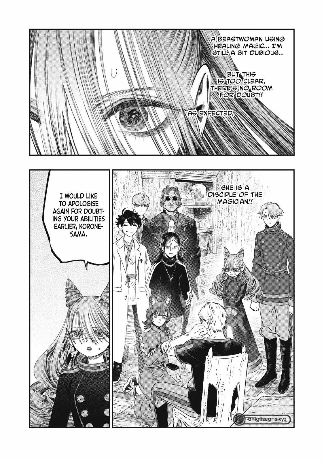 Koudou ni Hattatsu Shita Igaku wa Mahou to Kubetsu ga Tsukanai Chapter 22 page 36