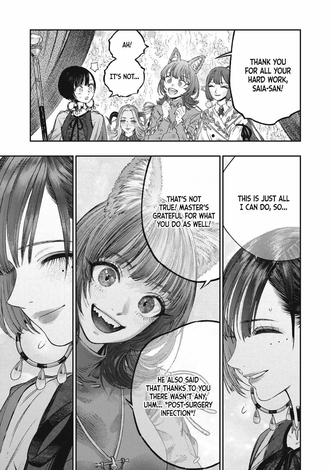 Koudou ni Hattatsu Shita Igaku wa Mahou to Kubetsu ga Tsukanai Chapter 18 page 34
