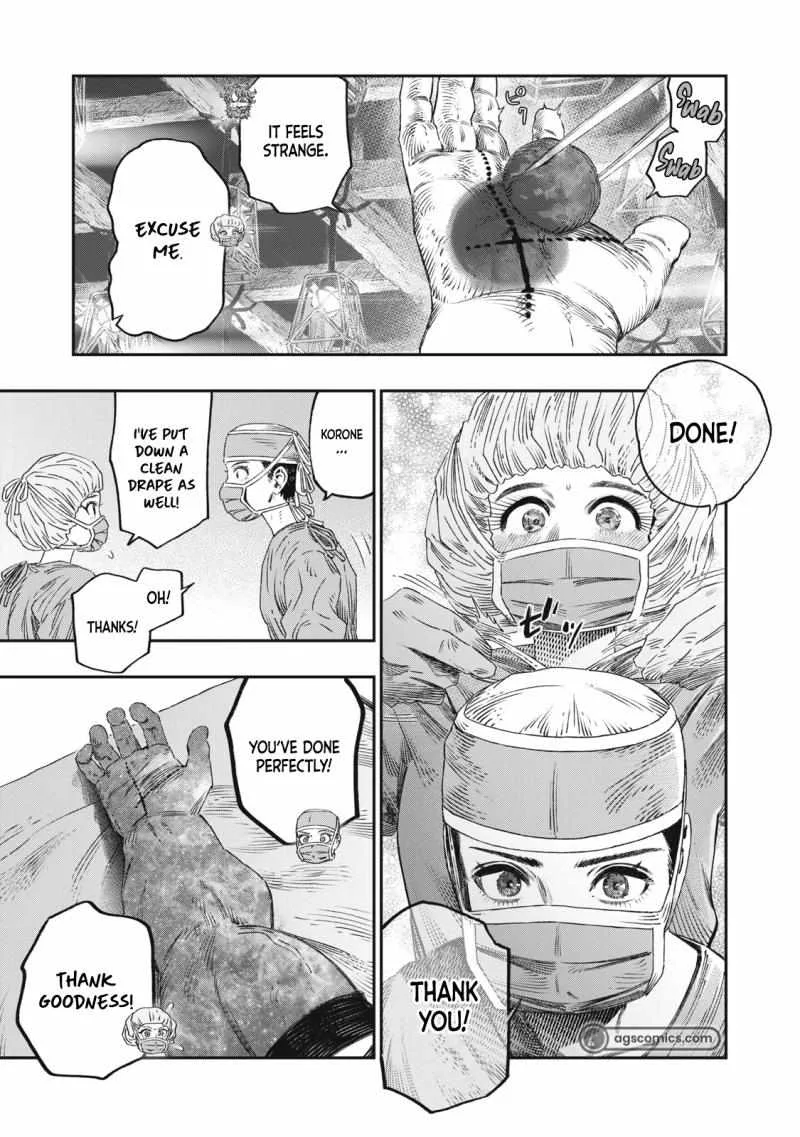 Koudou ni Hattatsu Shita Igaku wa Mahou to Kubetsu ga Tsukanai Chapter 33.1 page 15