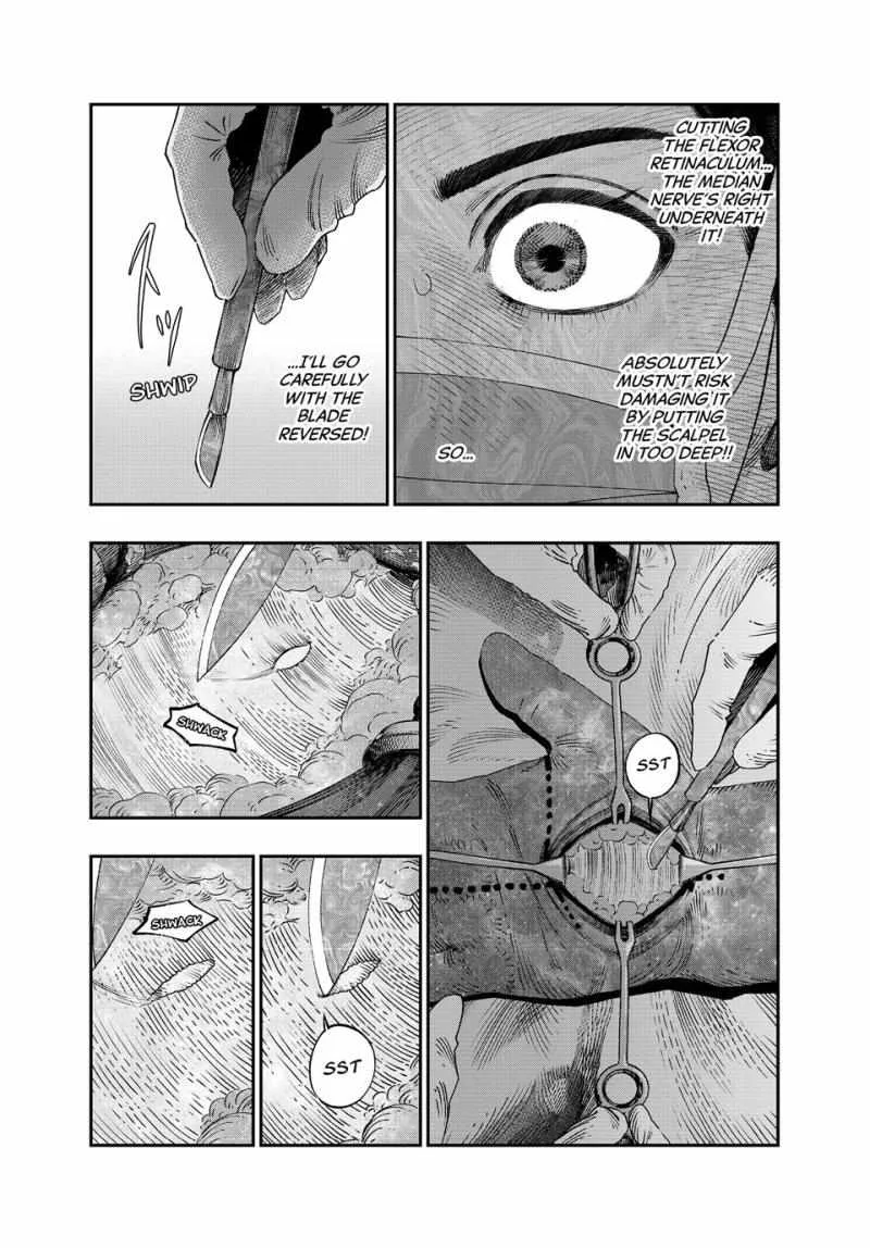 Koudou ni Hattatsu Shita Igaku wa Mahou to Kubetsu ga Tsukanai Chapter 34 page 13