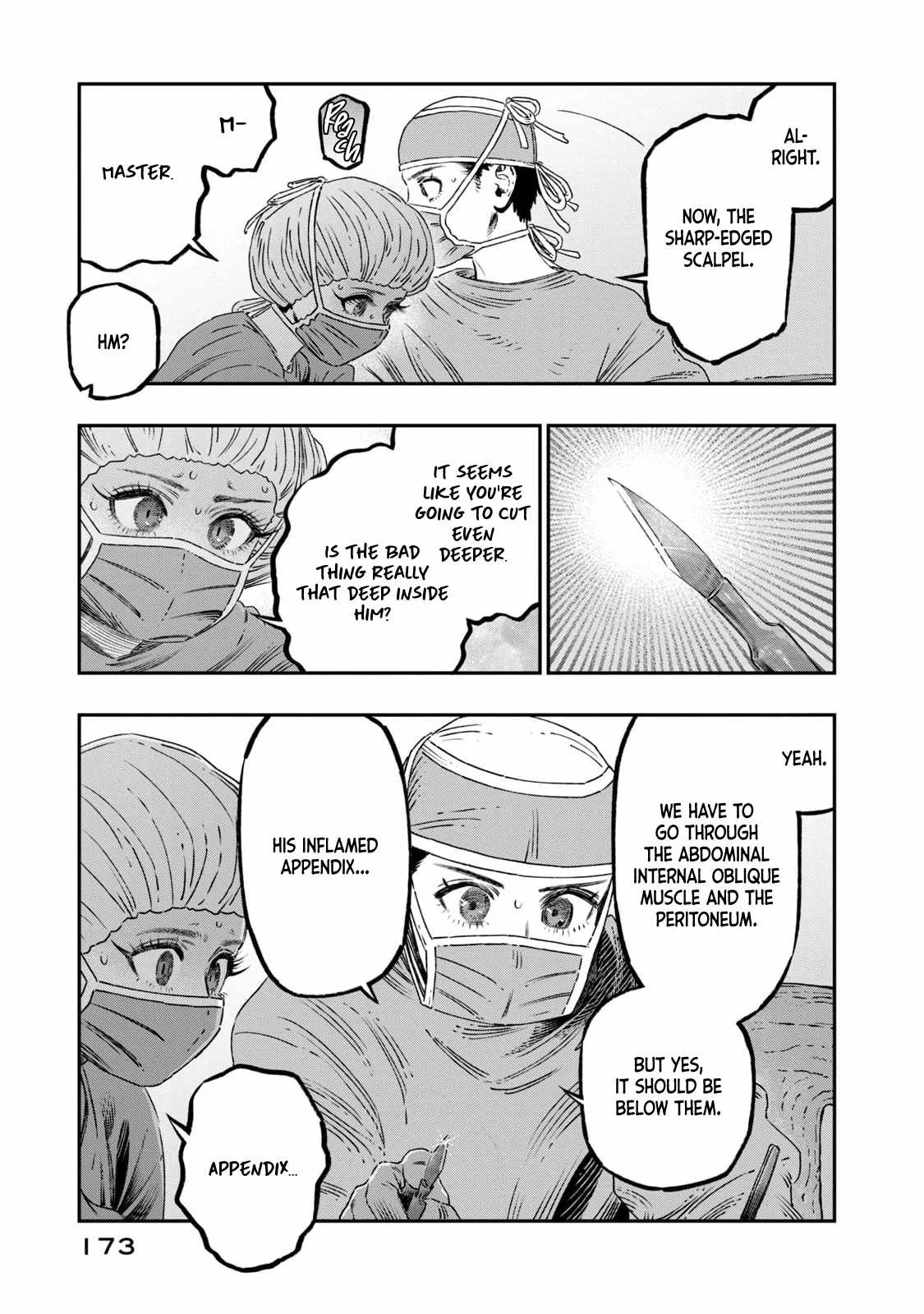Koudou ni Hattatsu Shita Igaku wa Mahou to Kubetsu ga Tsukanai Chapter 17 page 32