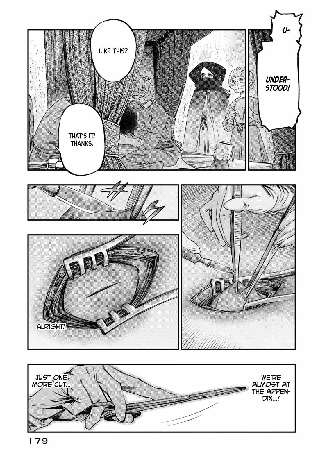 Koudou ni Hattatsu Shita Igaku wa Mahou to Kubetsu ga Tsukanai Chapter 17 page 38