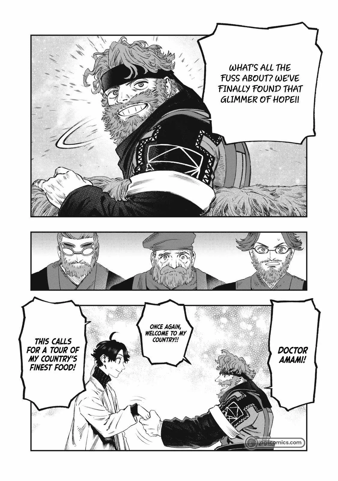 Koudou ni Hattatsu Shita Igaku wa Mahou to Kubetsu ga Tsukanai Chapter 32 page 36