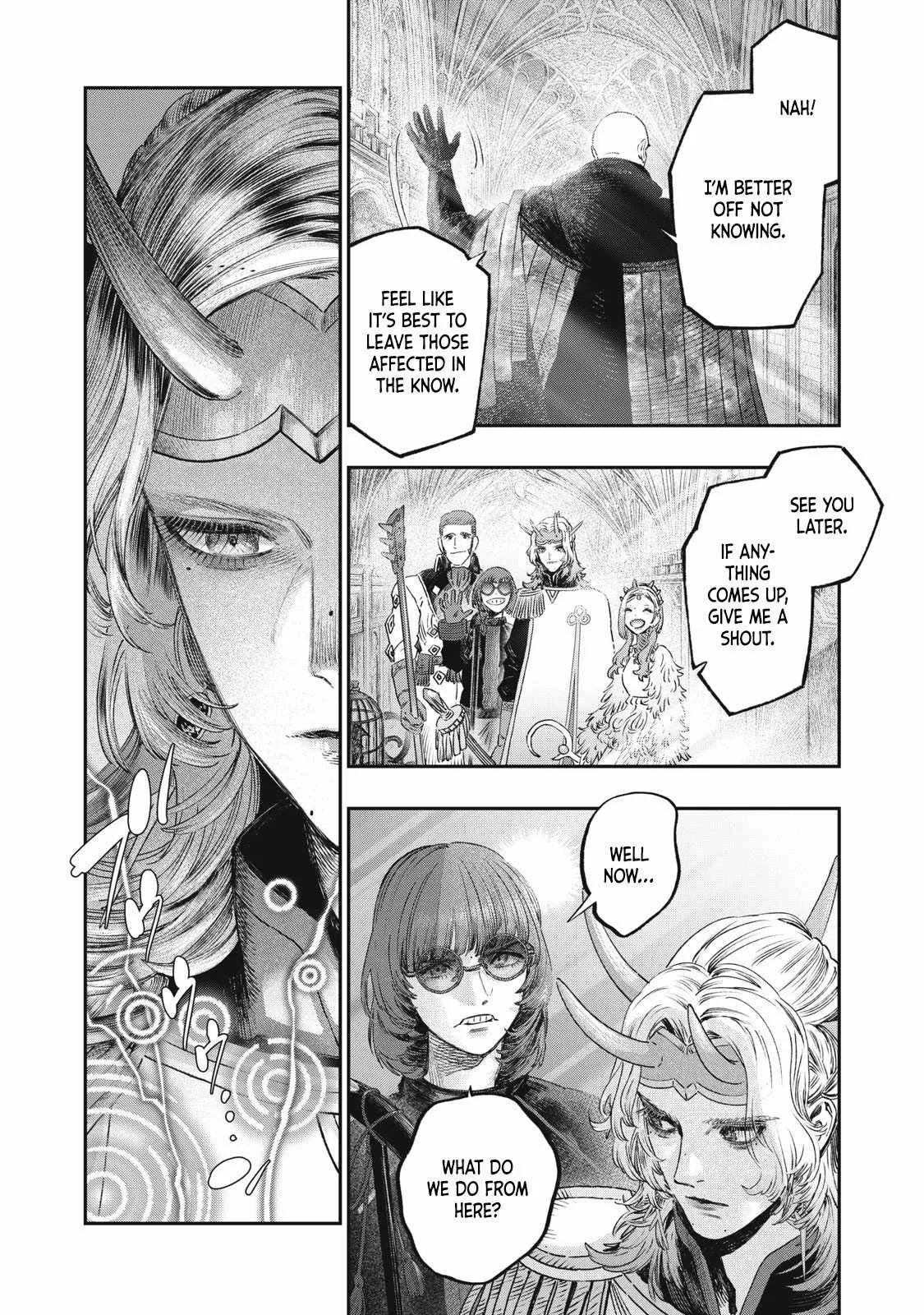 Koudou ni Hattatsu Shita Igaku wa Mahou to Kubetsu ga Tsukanai Chapter 39 page 37