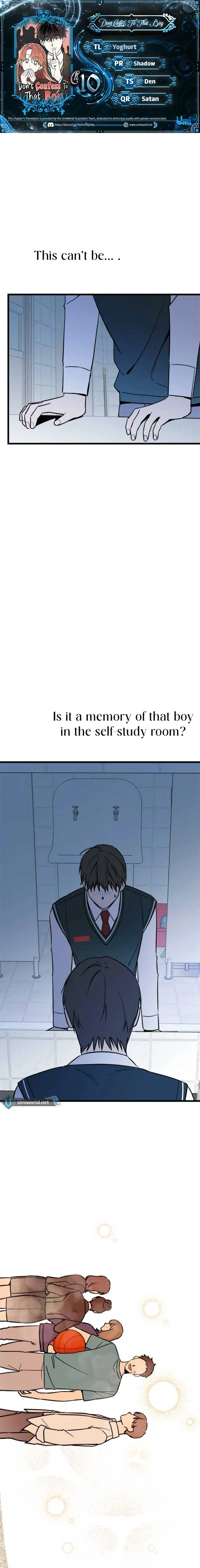 Don’t confess to that boy Chapter 10 page 2