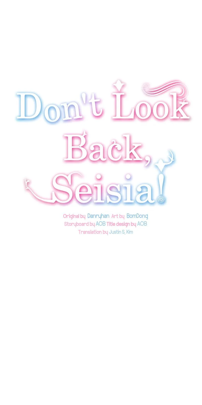 Don’t Look Back, Seisia! Chapter 89 page 17