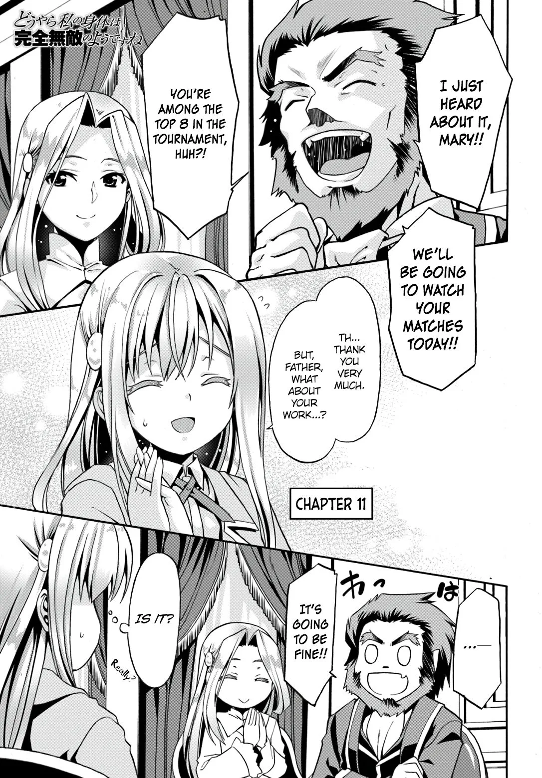 Douyara Watashi No Karada Wa Kanzen Muteki No You Desu Ne Chapter 11 page 4