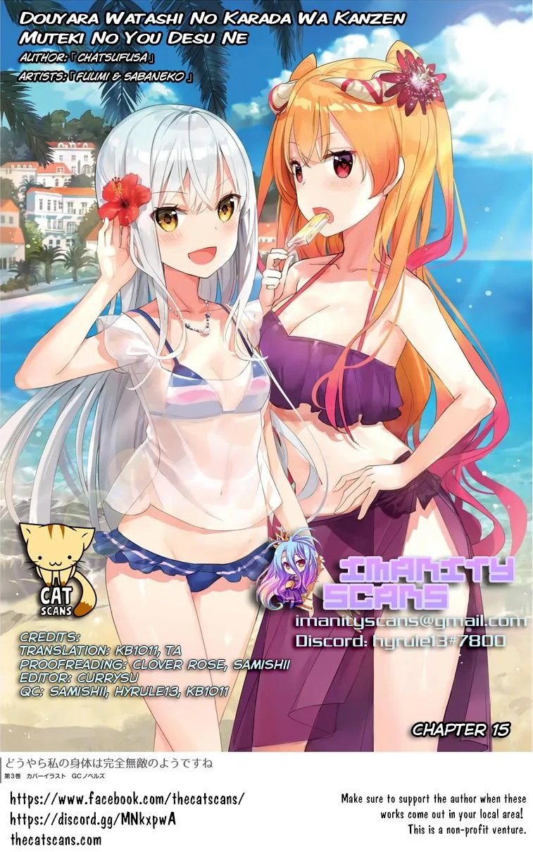 Douyara Watashi No Karada Wa Kanzen Muteki No You Desu Ne Chapter 15 page 2