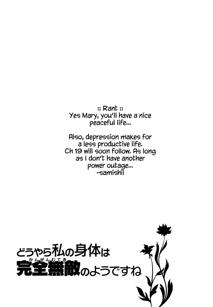 Douyara Watashi No Karada Wa Kanzen Muteki No You Desu Ne Chapter 18 page 28