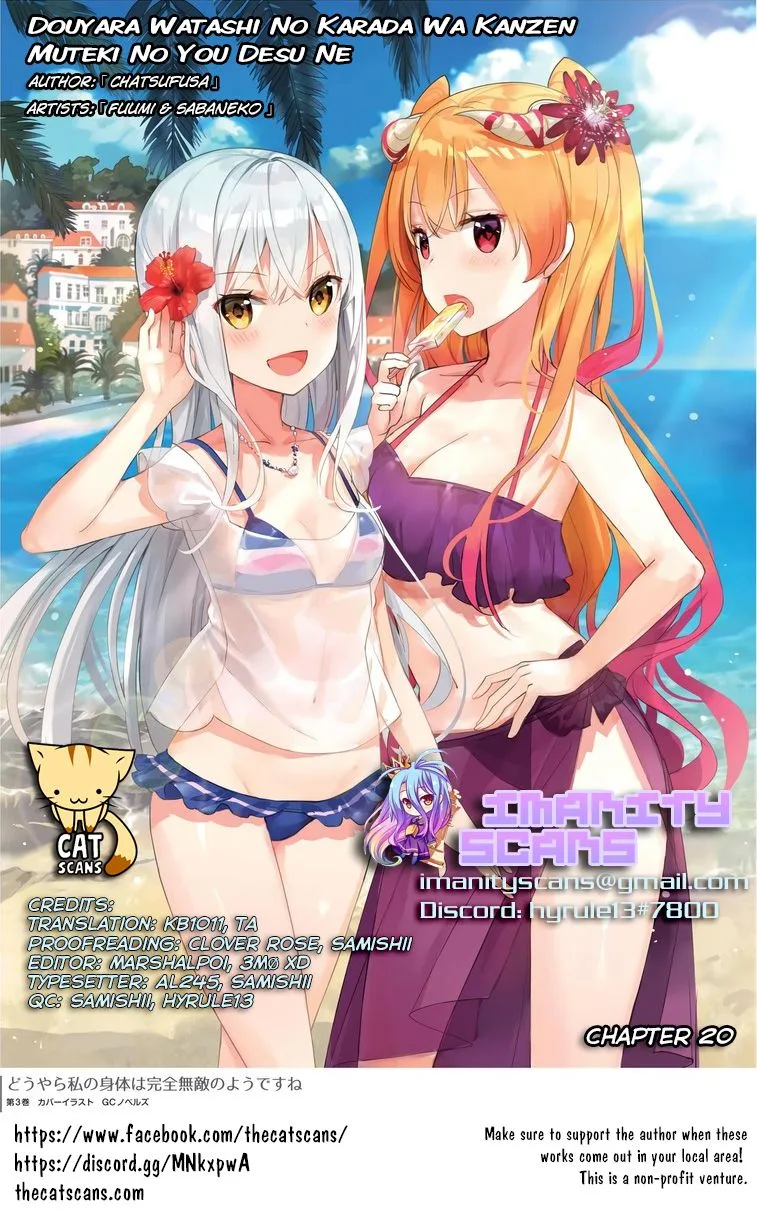 Douyara Watashi No Karada Wa Kanzen Muteki No You Desu Ne Chapter 20 page 2