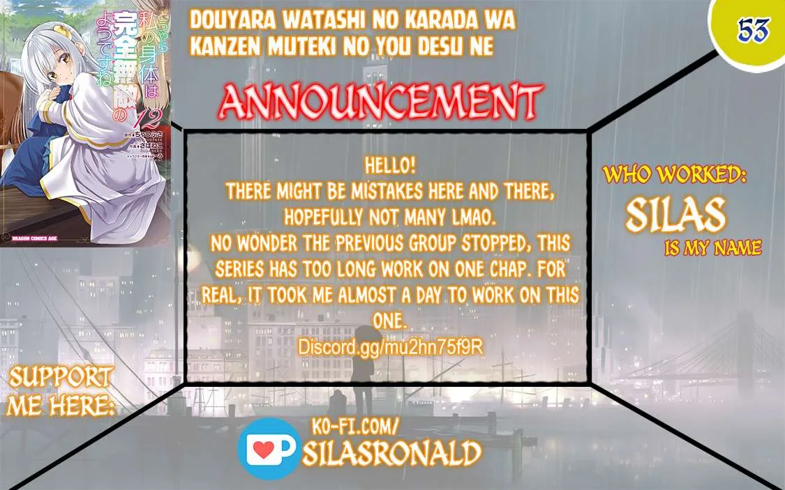 Douyara Watashi No Karada Wa Kanzen Muteki No You Desu Ne Chapter 53 page 2