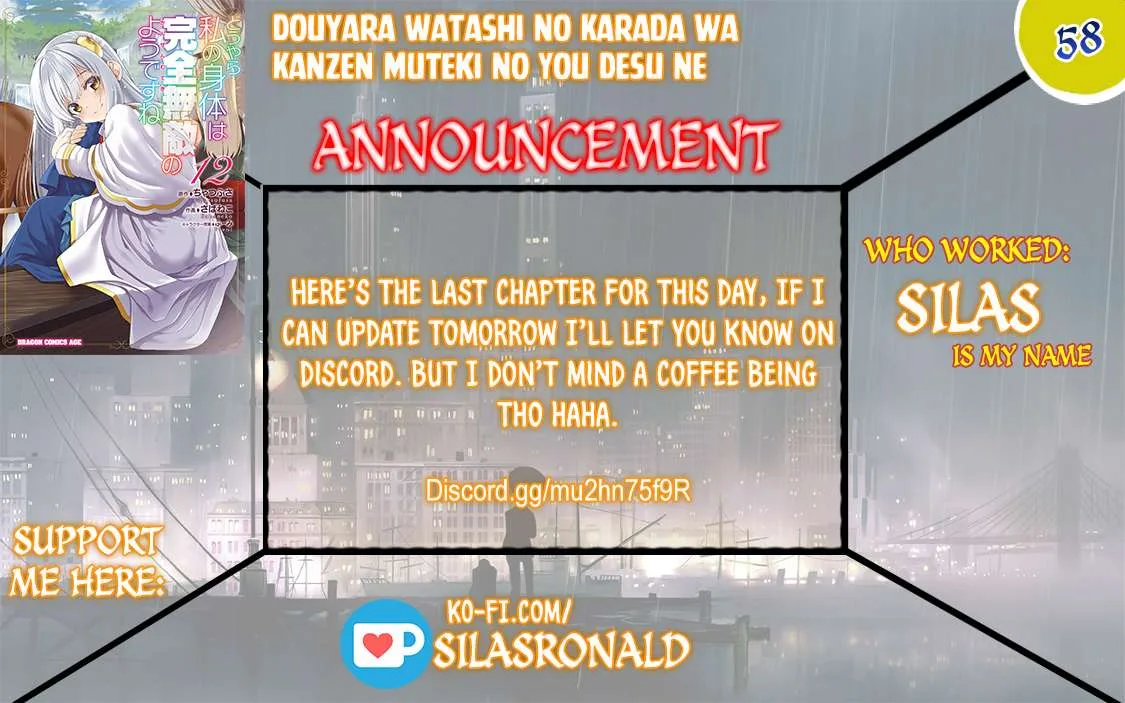 Douyara Watashi No Karada Wa Kanzen Muteki No You Desu Ne Chapter 58 page 2