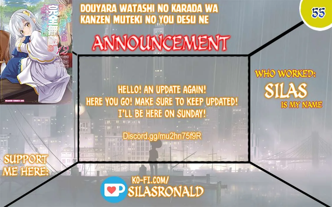 Douyara Watashi No Karada Wa Kanzen Muteki No You Desu Ne Chapter 55 page 2