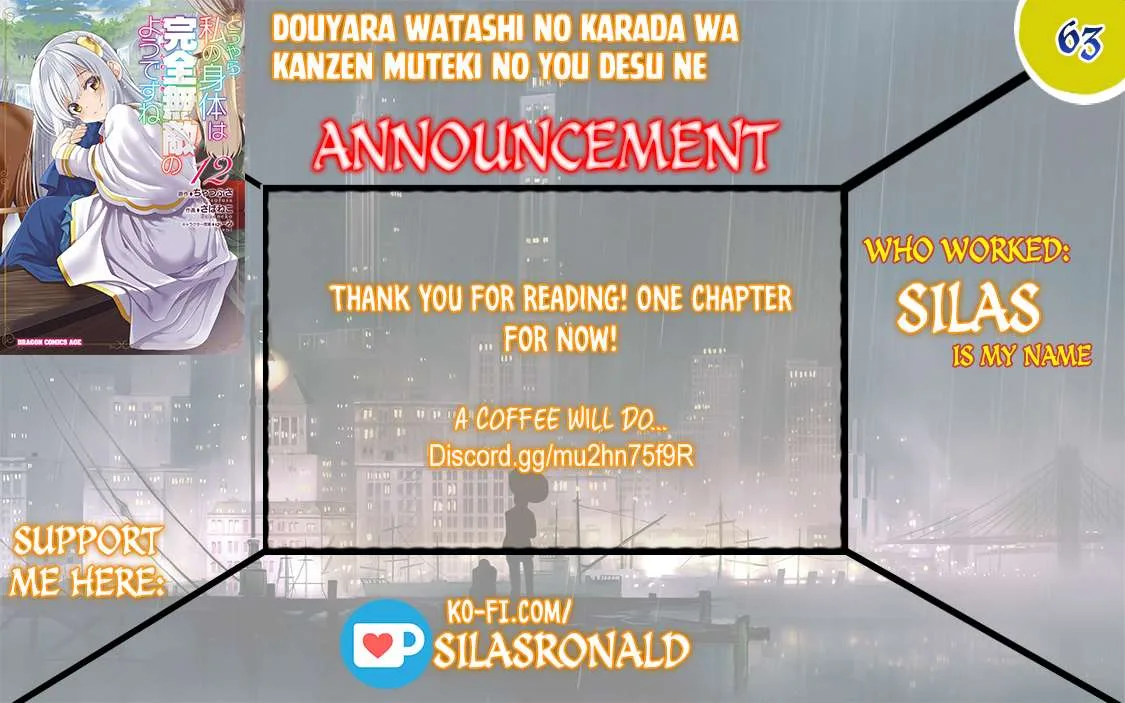 Douyara Watashi No Karada Wa Kanzen Muteki No You Desu Ne Chapter 63 page 2