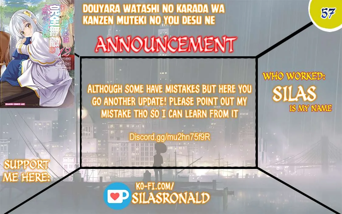 Douyara Watashi No Karada Wa Kanzen Muteki No You Desu Ne Chapter 57 page 2