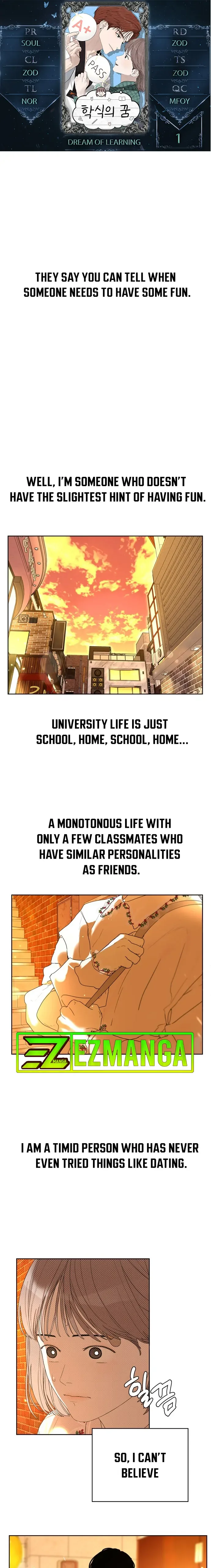 Dream of Learning Chapter 1 page 2