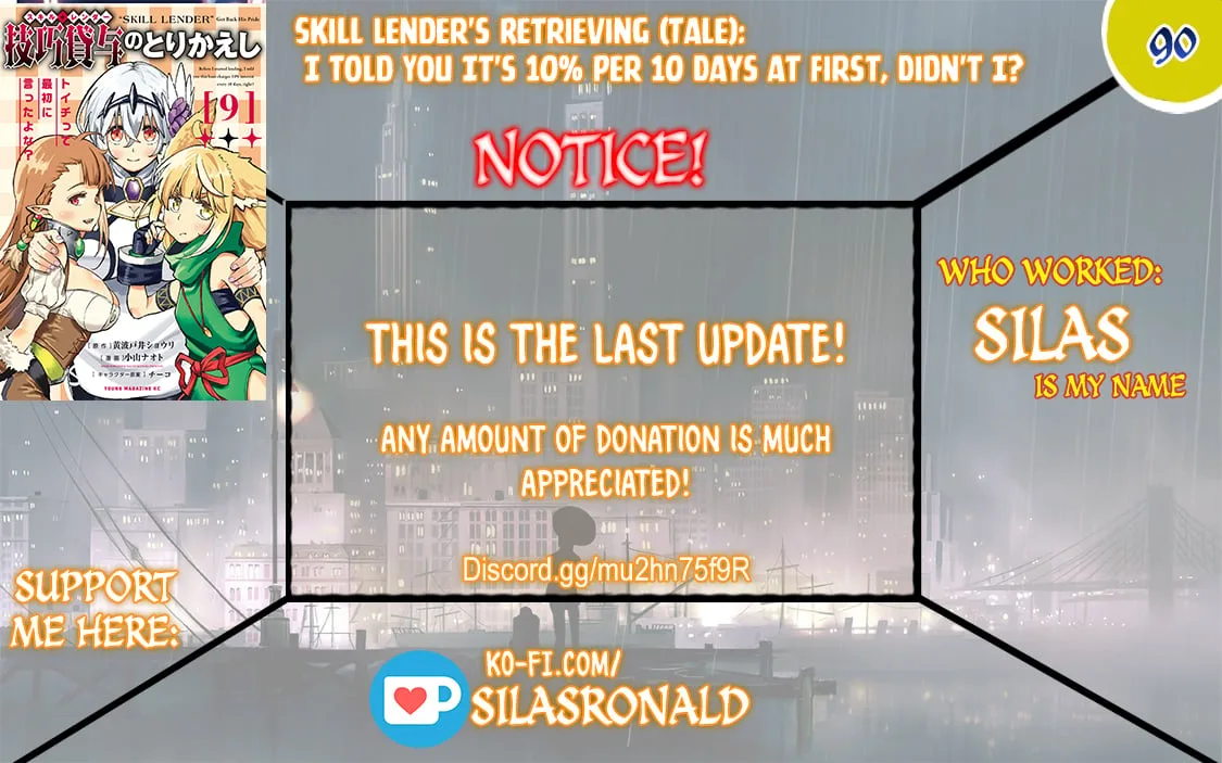 Skill Lender’s Retrieving Tale ~I Told You It’s 10% per 10 Days at First, Didn’t I?~ Chapter 90 page 1