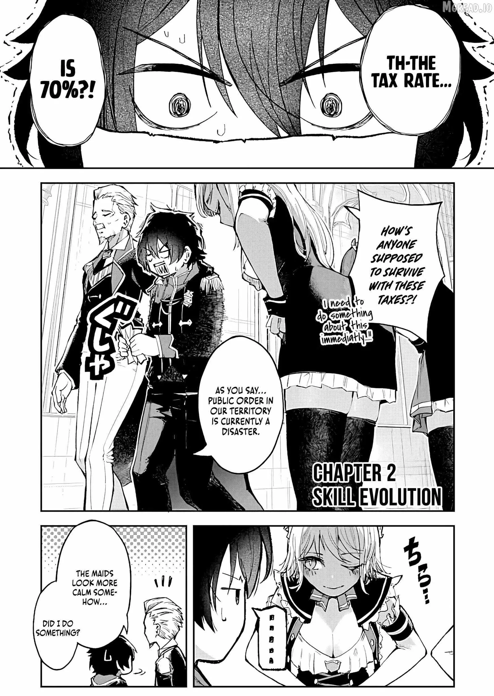 I Reincarnated as a Villainous Noble With the Calamitous-Level Skill Gluttony Demon King, but I Don't Want to Be Executed, so I Hide My Skills and Work Hard Chapter 2 page 2