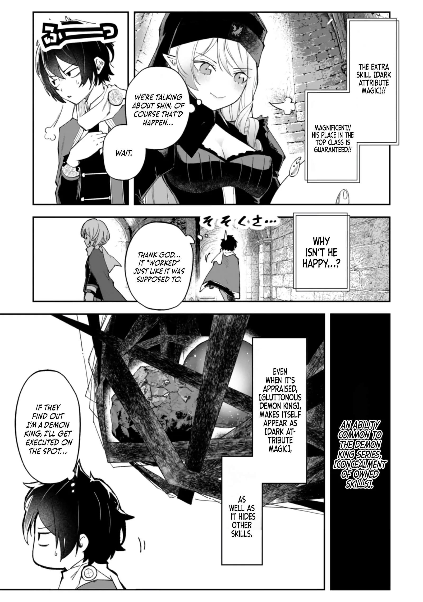 I Reincarnated as a Villainous Noble With the Calamitous-Level Skill Gluttony Demon King, but I Don't Want to Be Executed, so I Hide My Skills and Work Hard Chapter 5 page 8