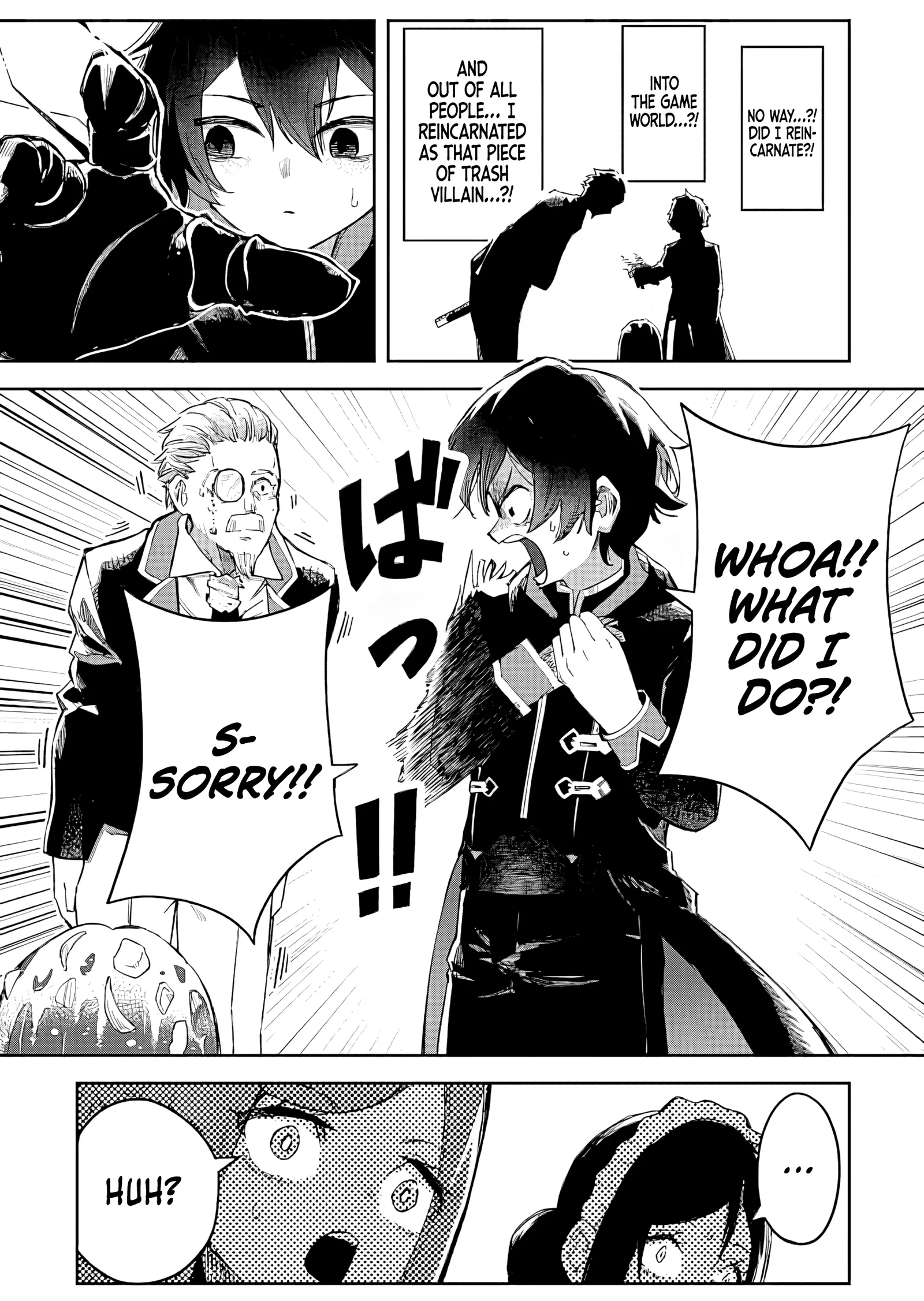 I Reincarnated as a Villainous Noble With the Calamitous-Level Skill Gluttony Demon King, but I Don't Want to Be Executed, so I Hide My Skills and Work Hard Chapter 1 page 11