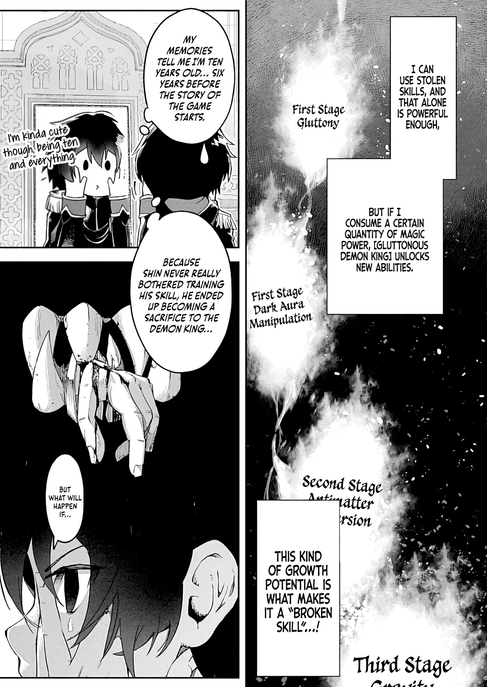 I Reincarnated as a Villainous Noble With the Calamitous-Level Skill Gluttony Demon King, but I Don't Want to Be Executed, so I Hide My Skills and Work Hard Chapter 1 page 19