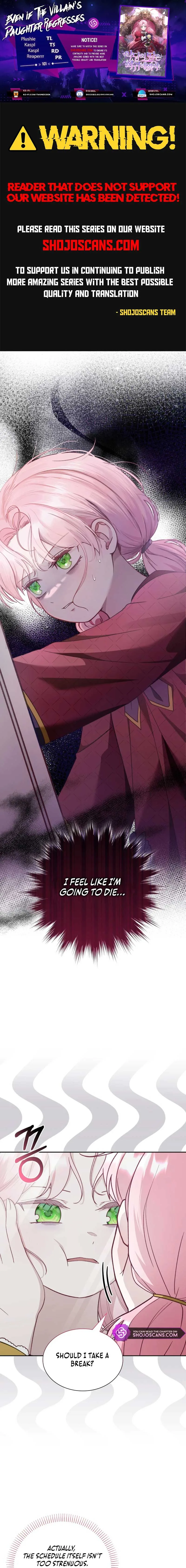 Even if the Villain’s Daughter Regresses Chapter 18 page 2