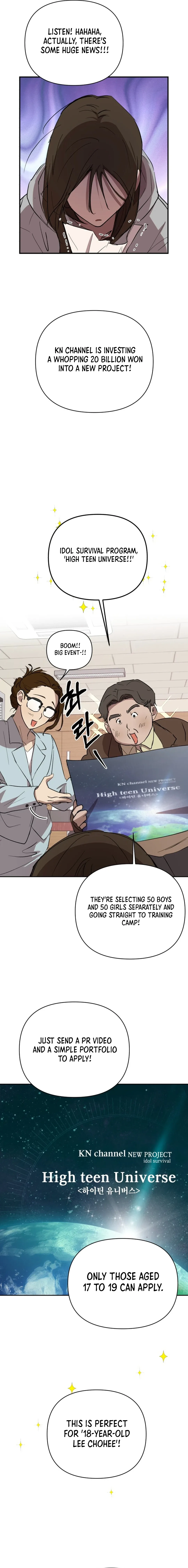 Exciting Male idol Survival Chapter 1 page 12