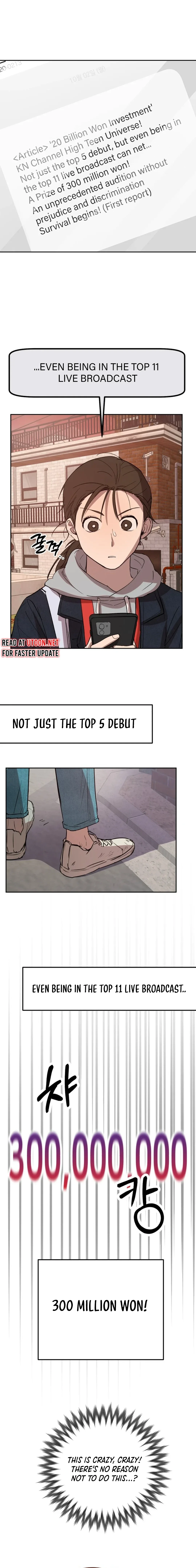 Exciting Male idol Survival Chapter 1 page 20