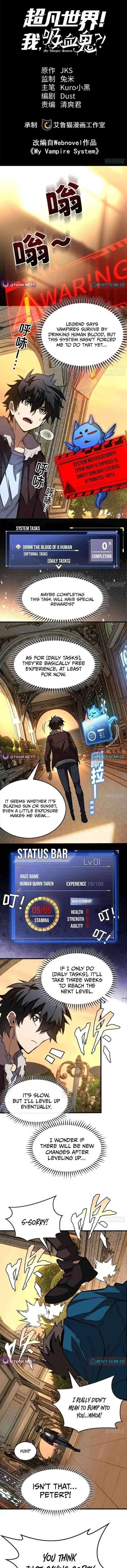 Extraordinary World?! Me… A Vampire?! Chapter 7 page 2