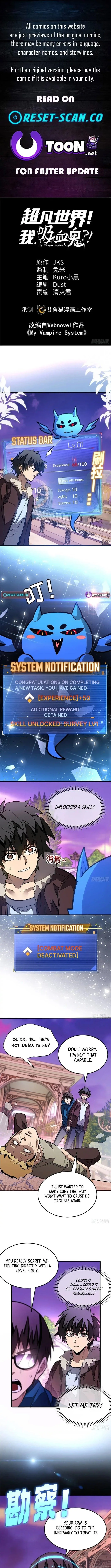 Extraordinary World?! Me… A Vampire?! Chapter 8 page 2