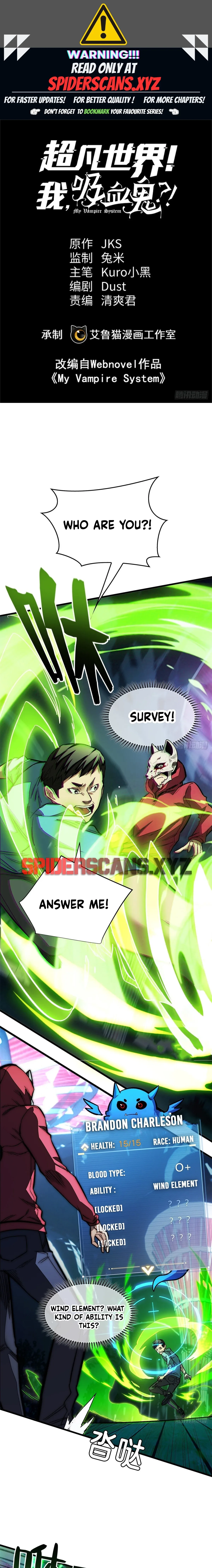 Extraordinary World?! Me… A Vampire?! Chapter 12 page 2