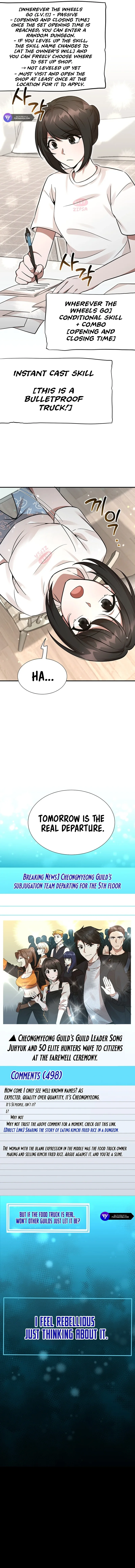 Food Truck Owner Inside the Dungeon Chapter 9 page 16