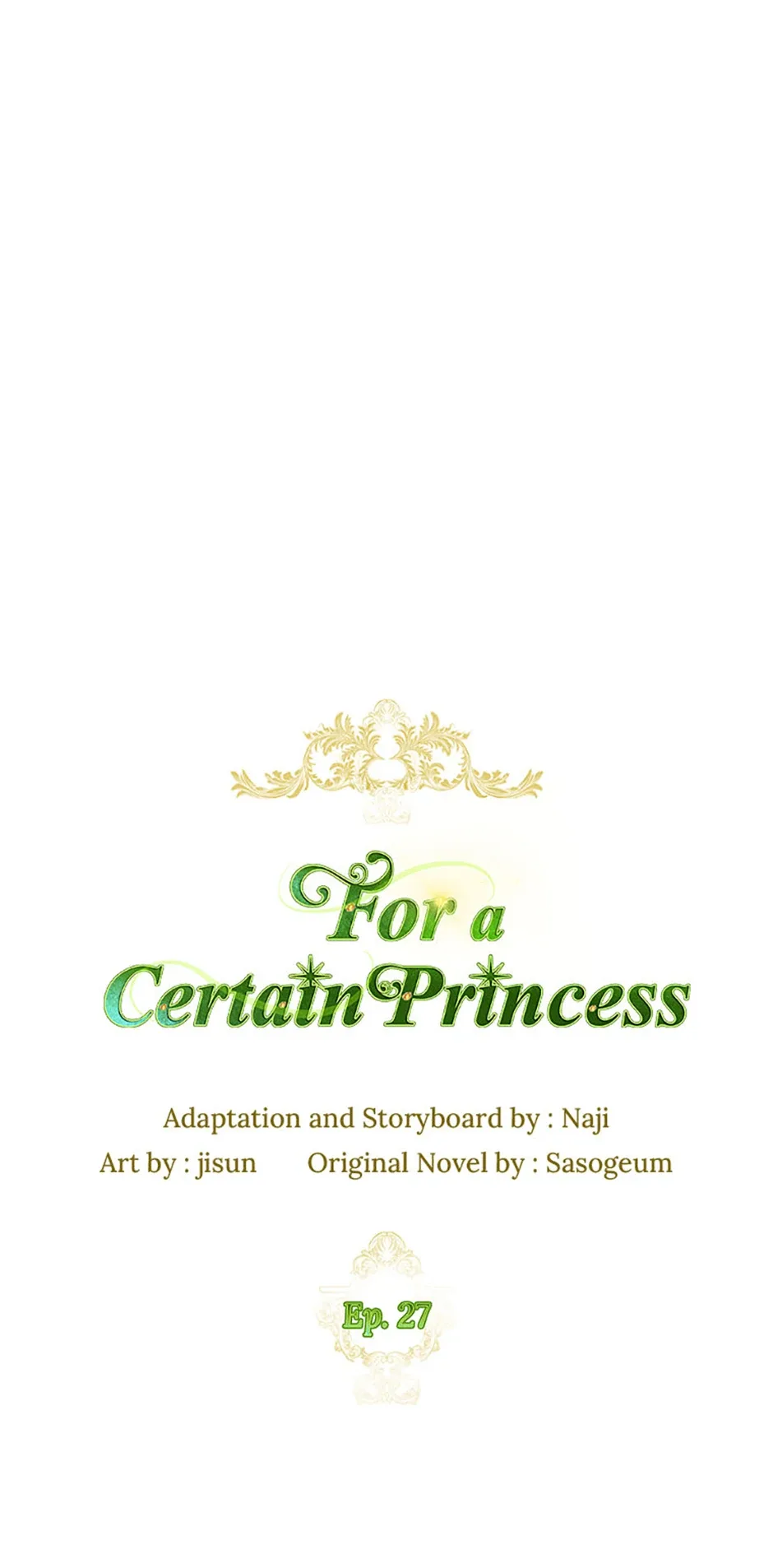 For a Certain Princess [Official] Chapter 27 page 27