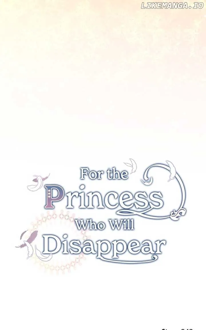 For The Princess Who Will Disappear Chapter 30 page 118