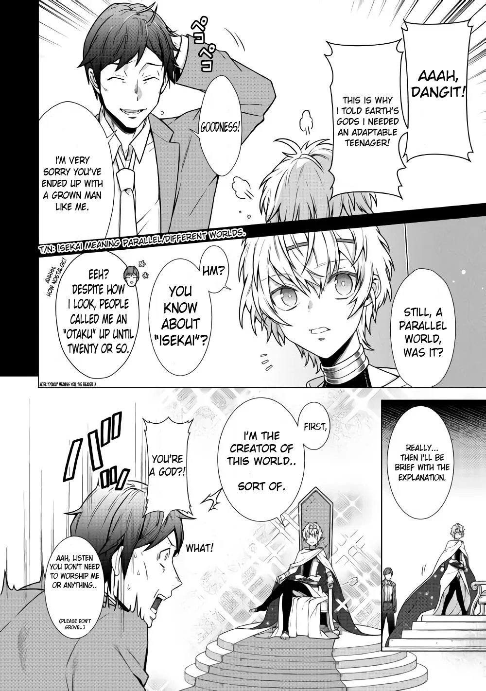 Chouetsu-sha To Natta Ossan wa My Pace ni Isekai wo Sansaku Suru Chapter 1.1 page 7
