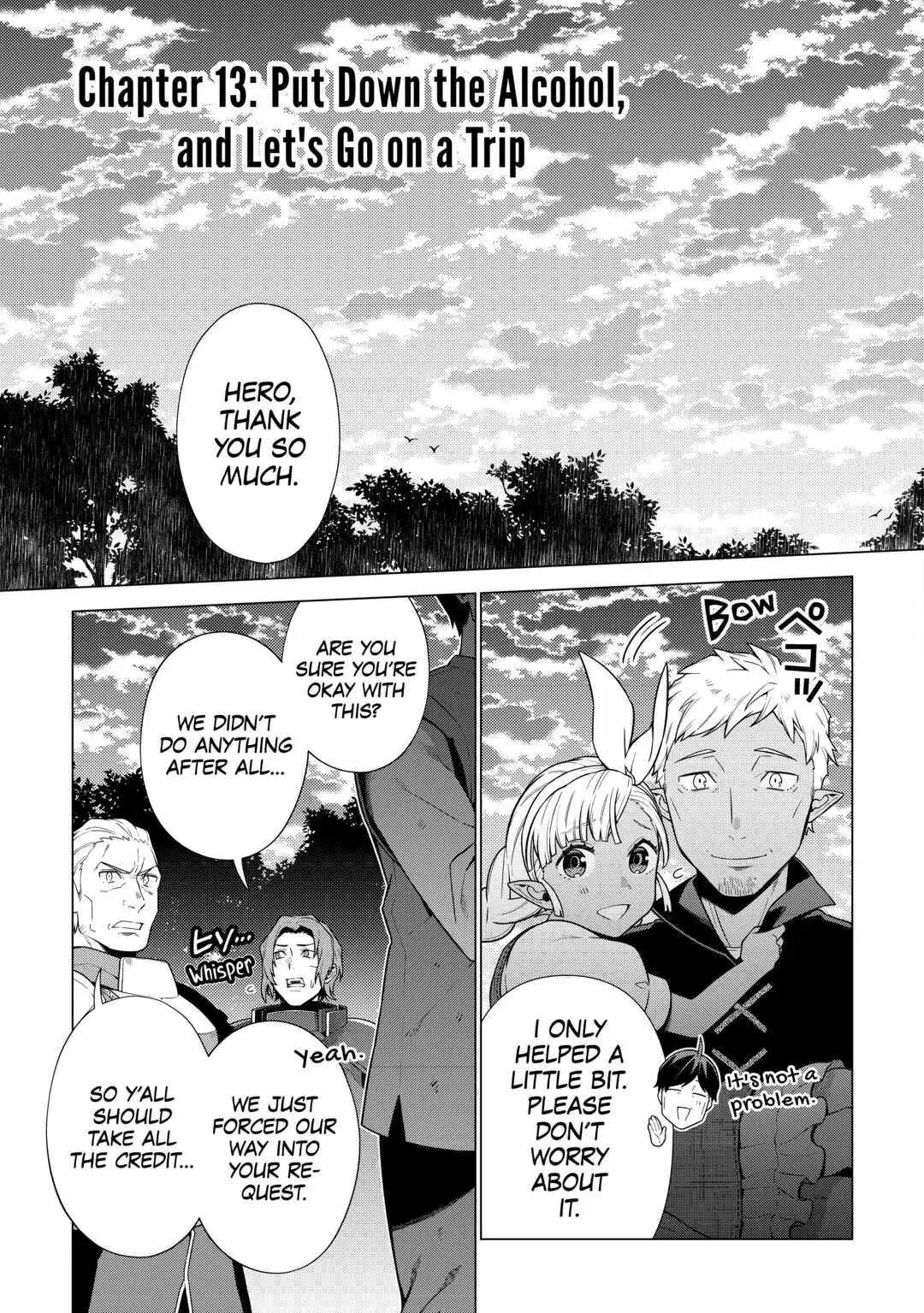 Chouetsu-sha To Natta Ossan wa My Pace ni Isekai wo Sansaku Suru Chapter 13 page 1