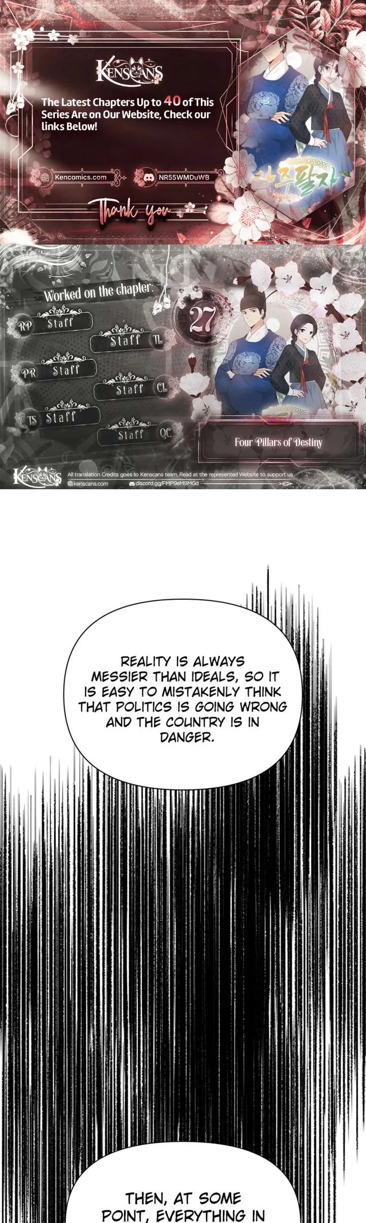 Four Pillars of Destiny Chapter 27 page 1