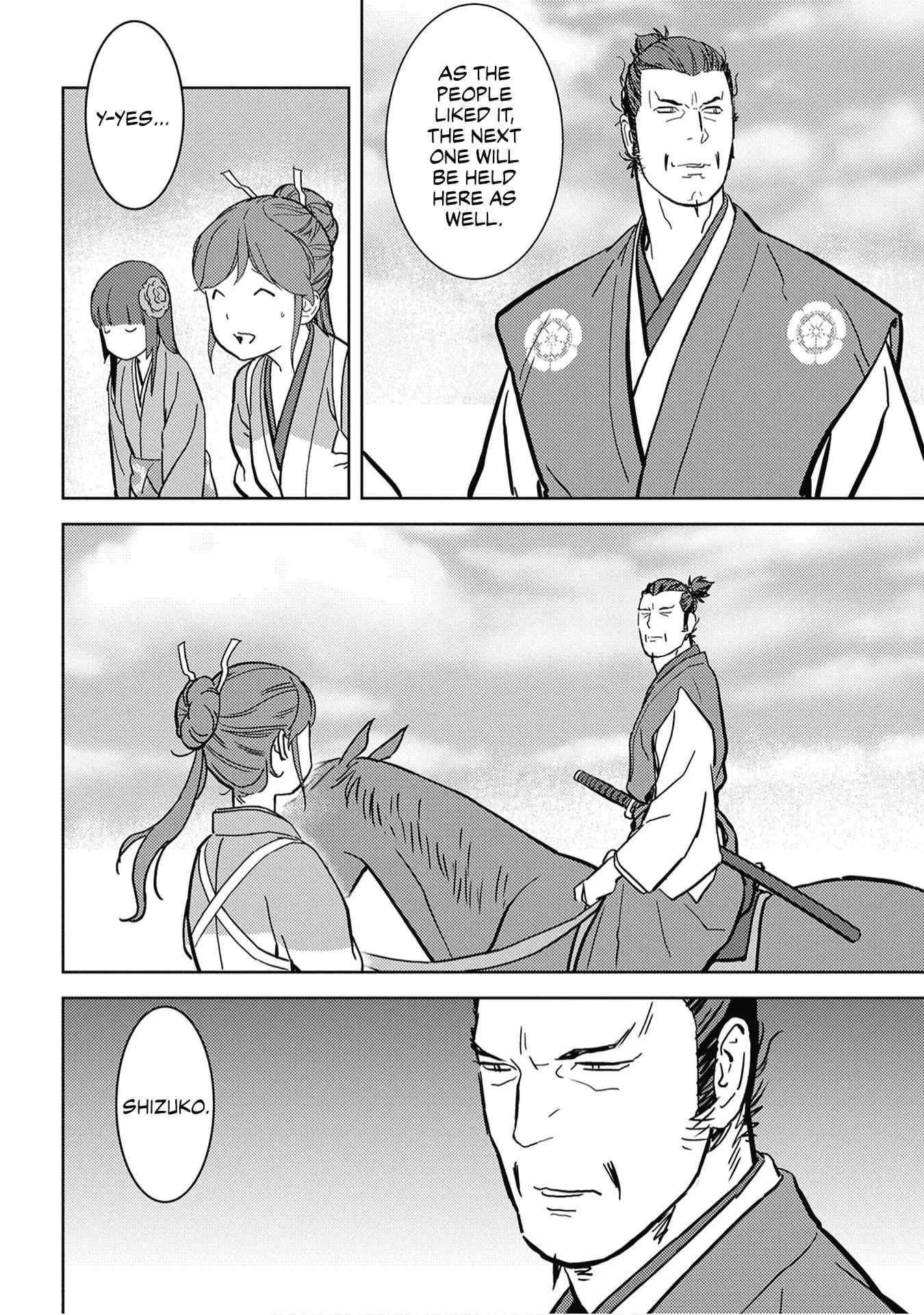 Sengoku Komachi Kuroutan: Noukou Giga Chapter 16 page 40