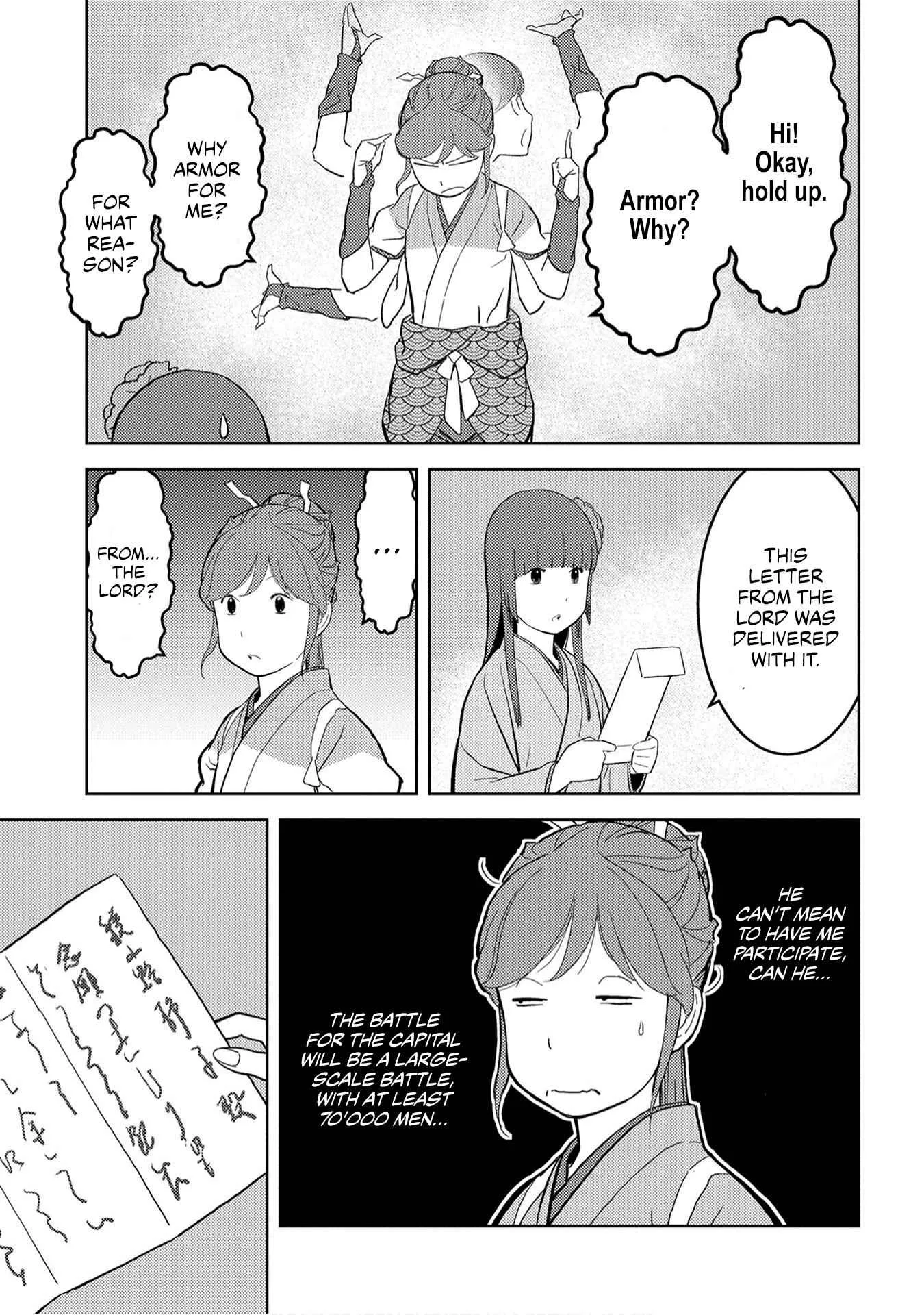 Sengoku Komachi Kuroutan: Noukou Giga Chapter 23 page 12