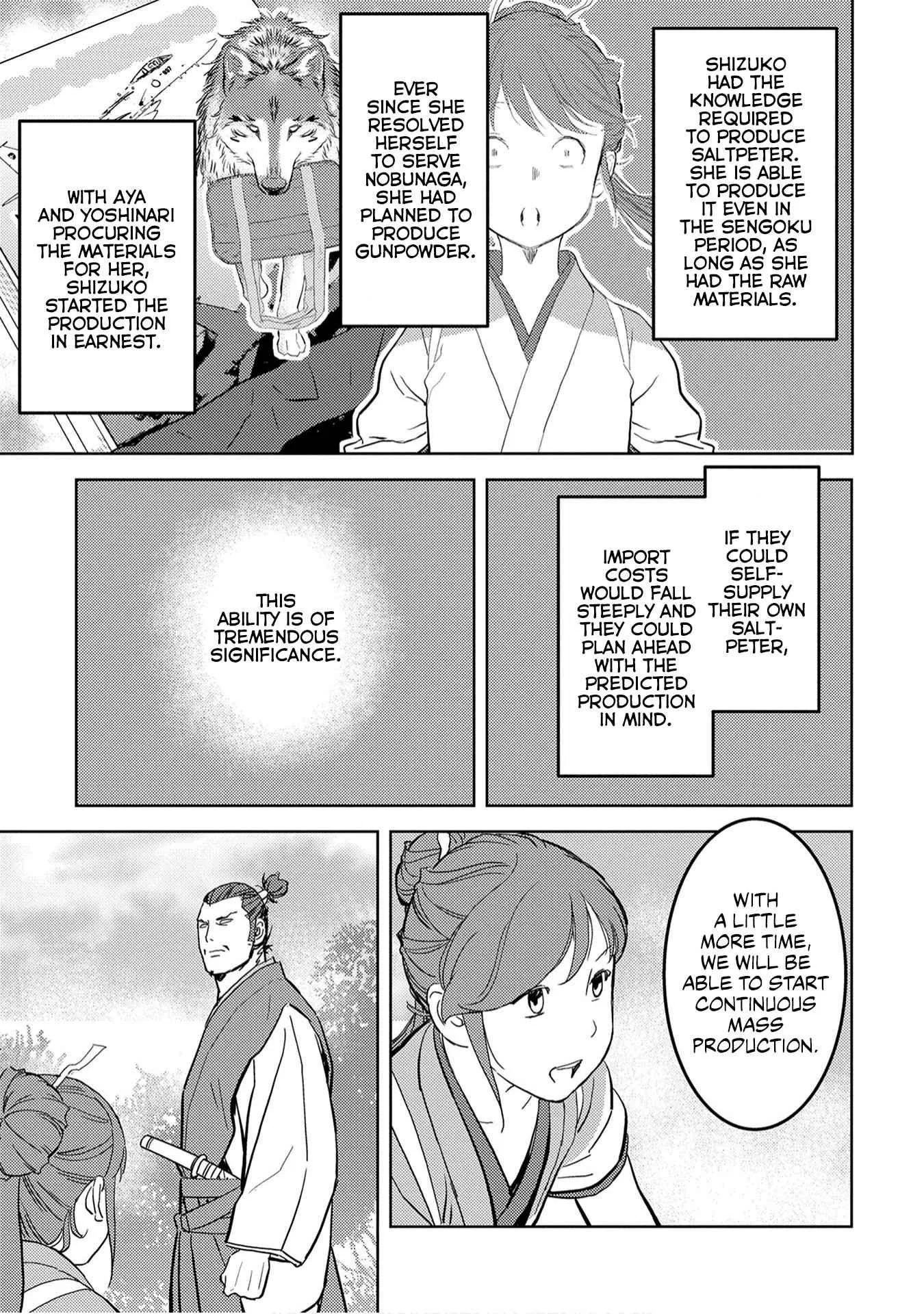 Sengoku Komachi Kuroutan: Noukou Giga Chapter 22 page 17