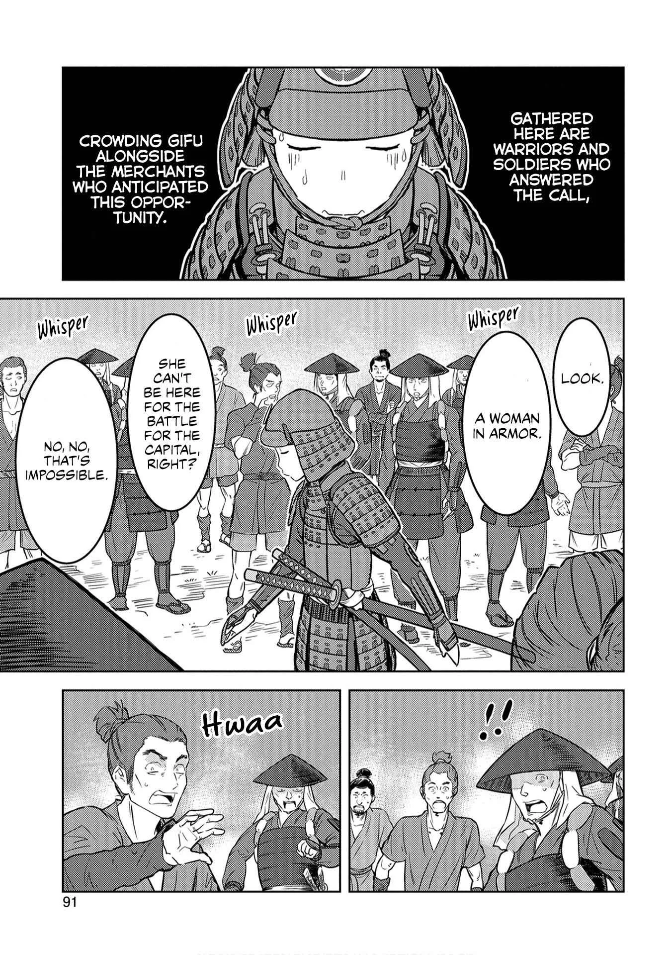 Sengoku Komachi Kuroutan: Noukou Giga Chapter 23 page 16