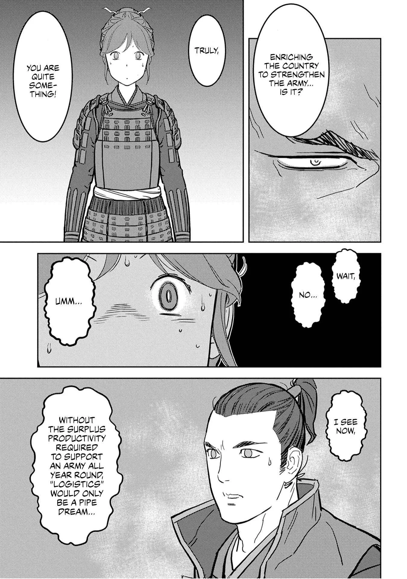 Sengoku Komachi Kuroutan: Noukou Giga Chapter 23 page 33
